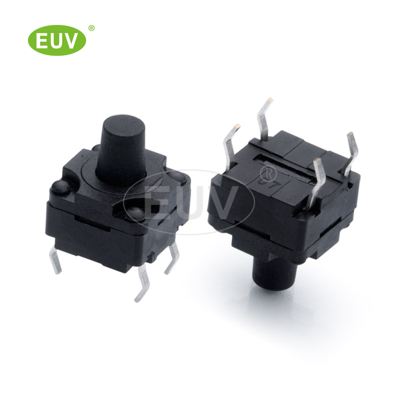 8.0mmx8.0mm 四腳 防塵防水IP67 插件輕觸開關(guān)