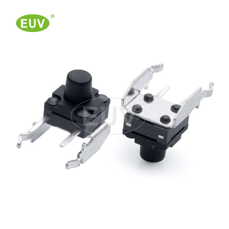 6.0mmx7.5mm 下支架側(cè)按 防塵防水IP67 插件輕觸開關(guān)