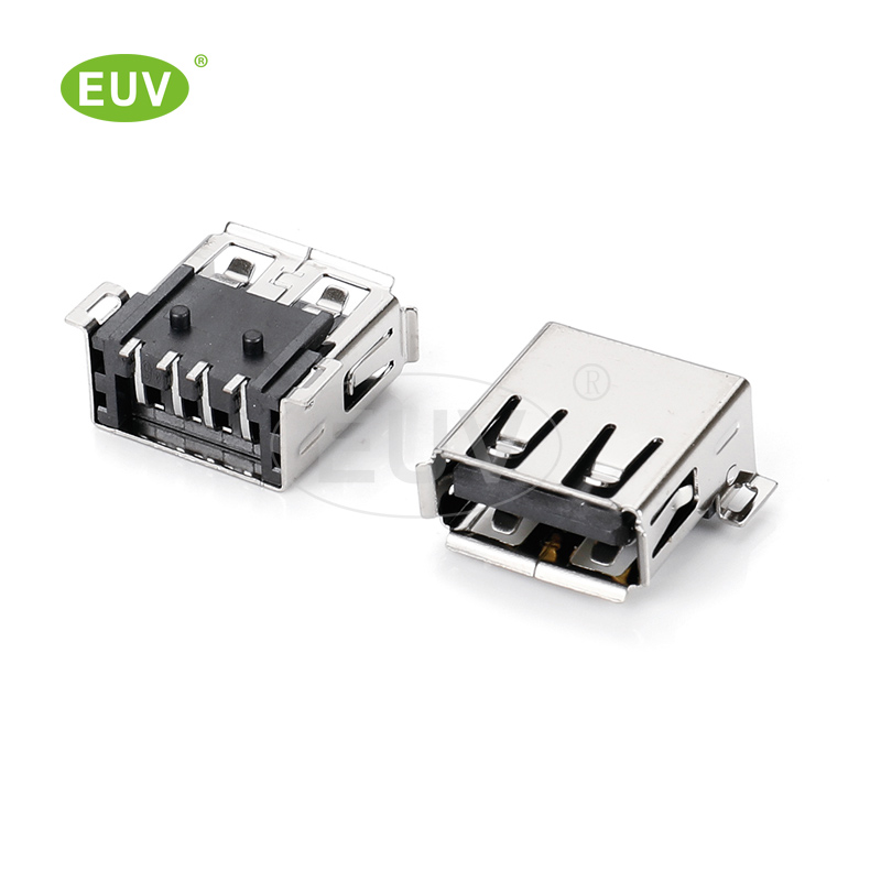 USB母座2.0 接口連接器3.0 EUF-307