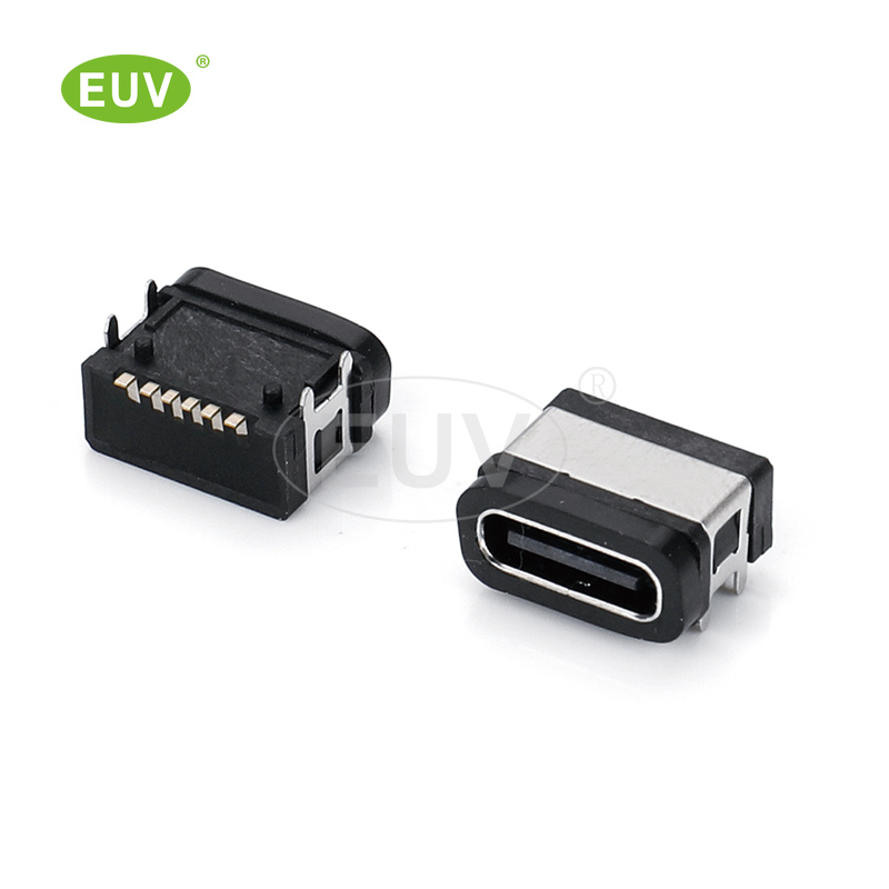 Type-C母座連接器6P EUT-107WB